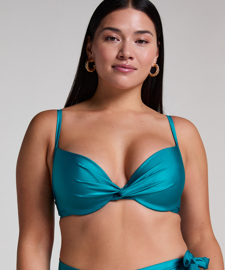 Aqua Bikini Top, Green