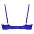 Marine Padded Push-Up Underwired Bra, Blue