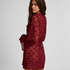 Kimono Allover Lace, Red