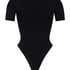 Seamless short sleeved body, Black
