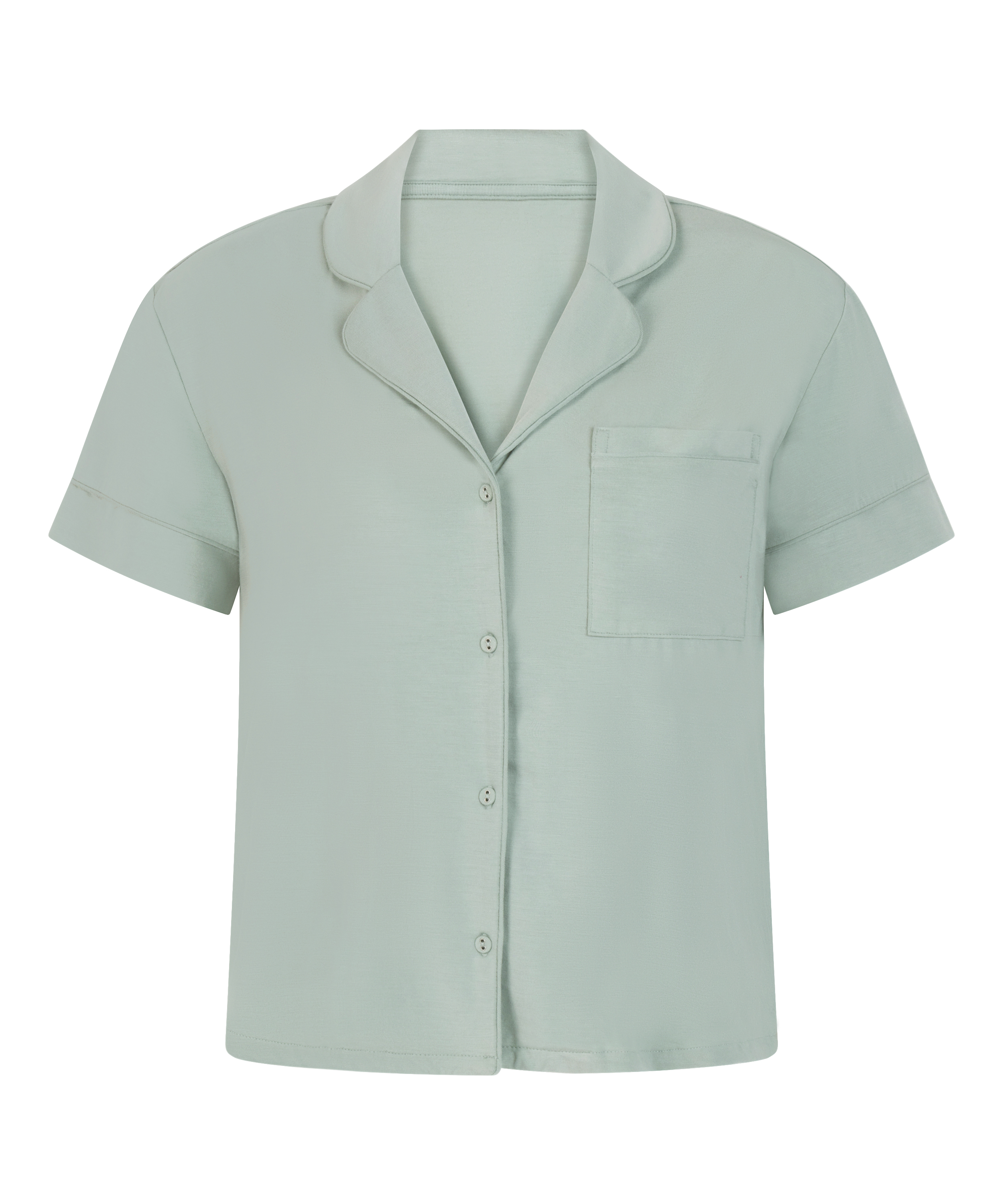 Pyjama Jacket Jersey Essential, Green, main