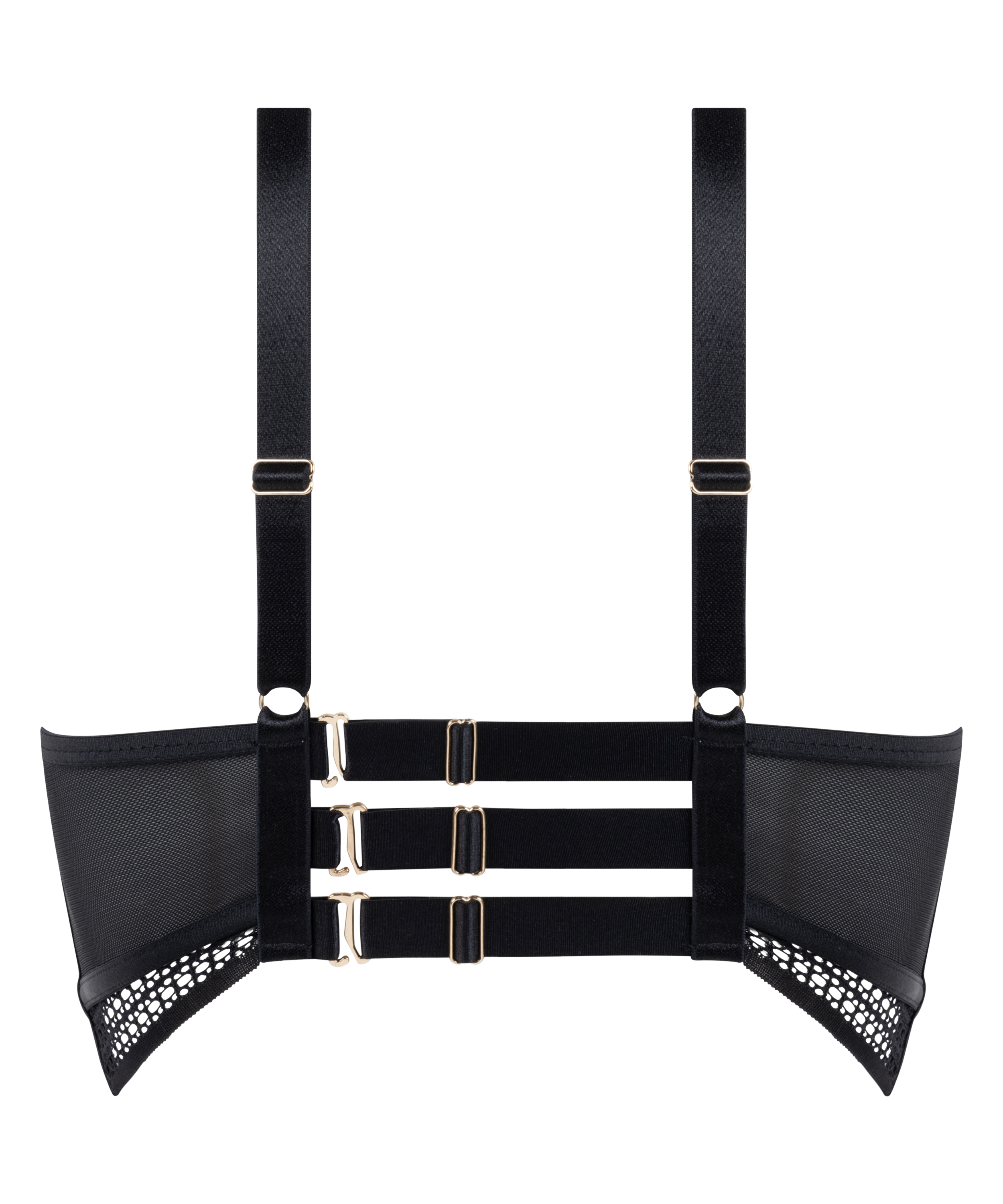 Missy Non-Padded Underwired Longline Bra, Black, main