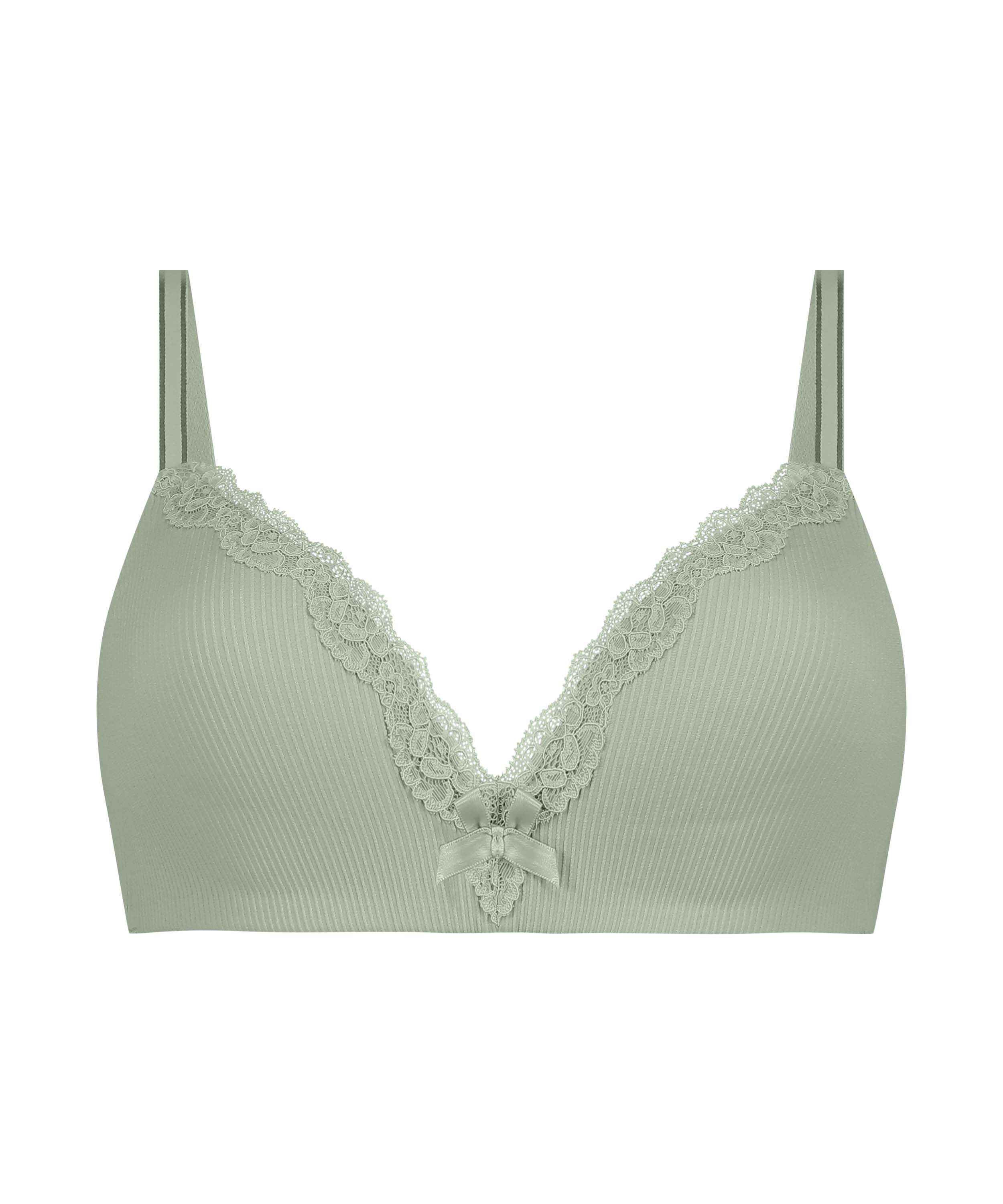 Lola Padded Non-Wired Bra, Green
