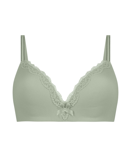Lola Padded Non-Wired Bra, Green