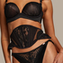 Antonia Wasp Waist Corset, Black