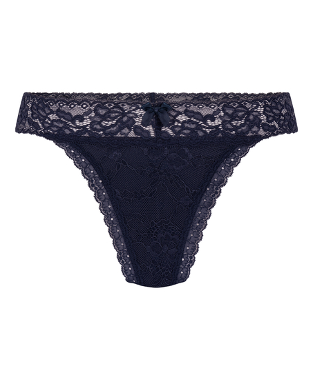 Madison Extra Low Thong, Blue