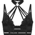 Emmeline Non-Padded Underwired Longline Bra, Black