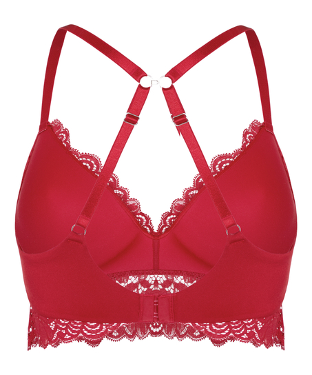 Andrea Padded Non-Wired Bra, Red