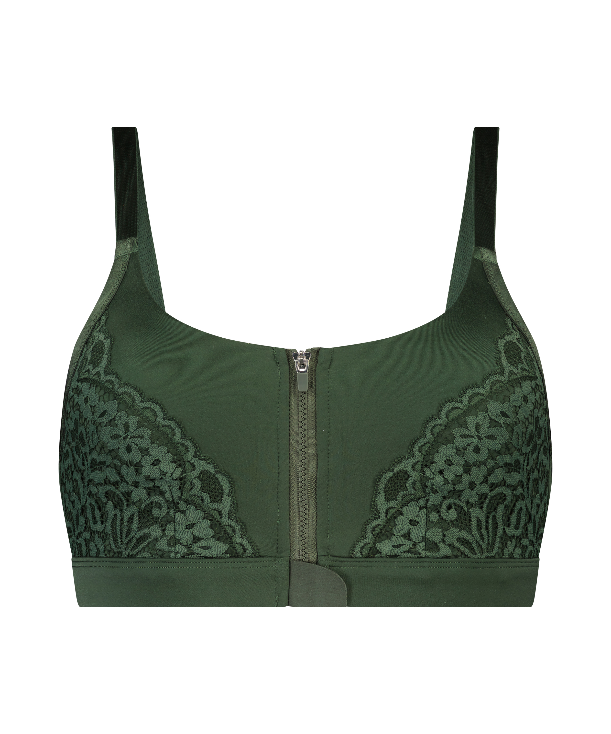 Prosthetic underwireless bra, Green, main