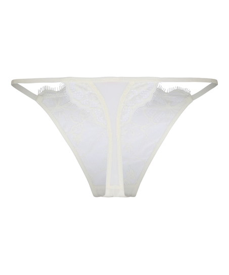 Highleg Thong Prina, White