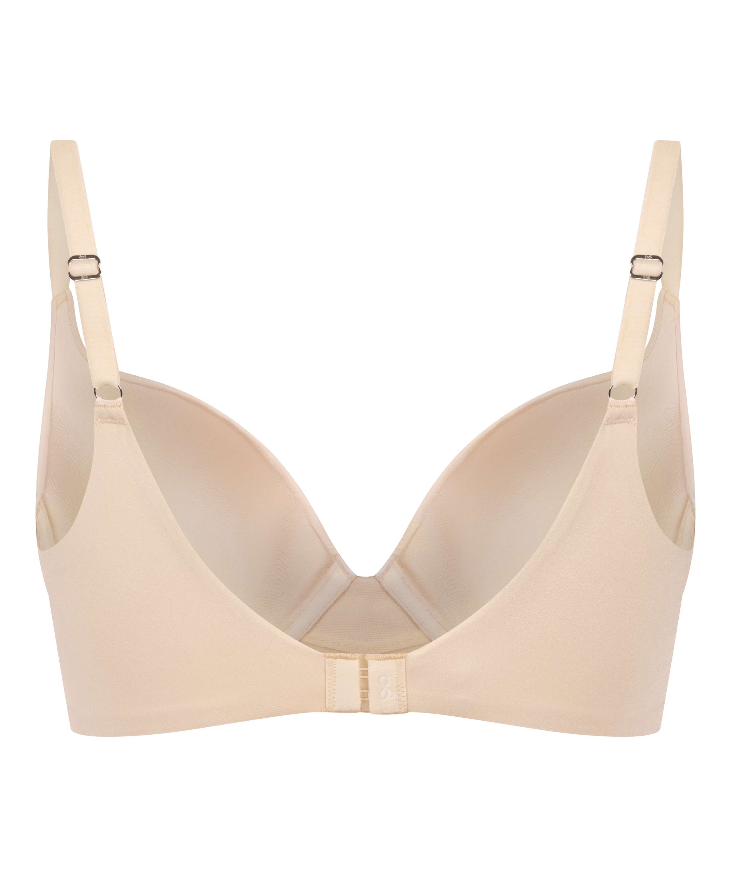 Smooth Padded Underwired Bra, Beige, main