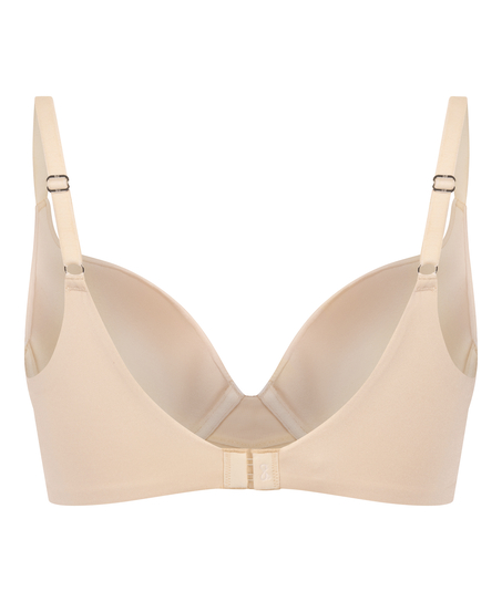 Smooth Padded Underwired Bra, Beige