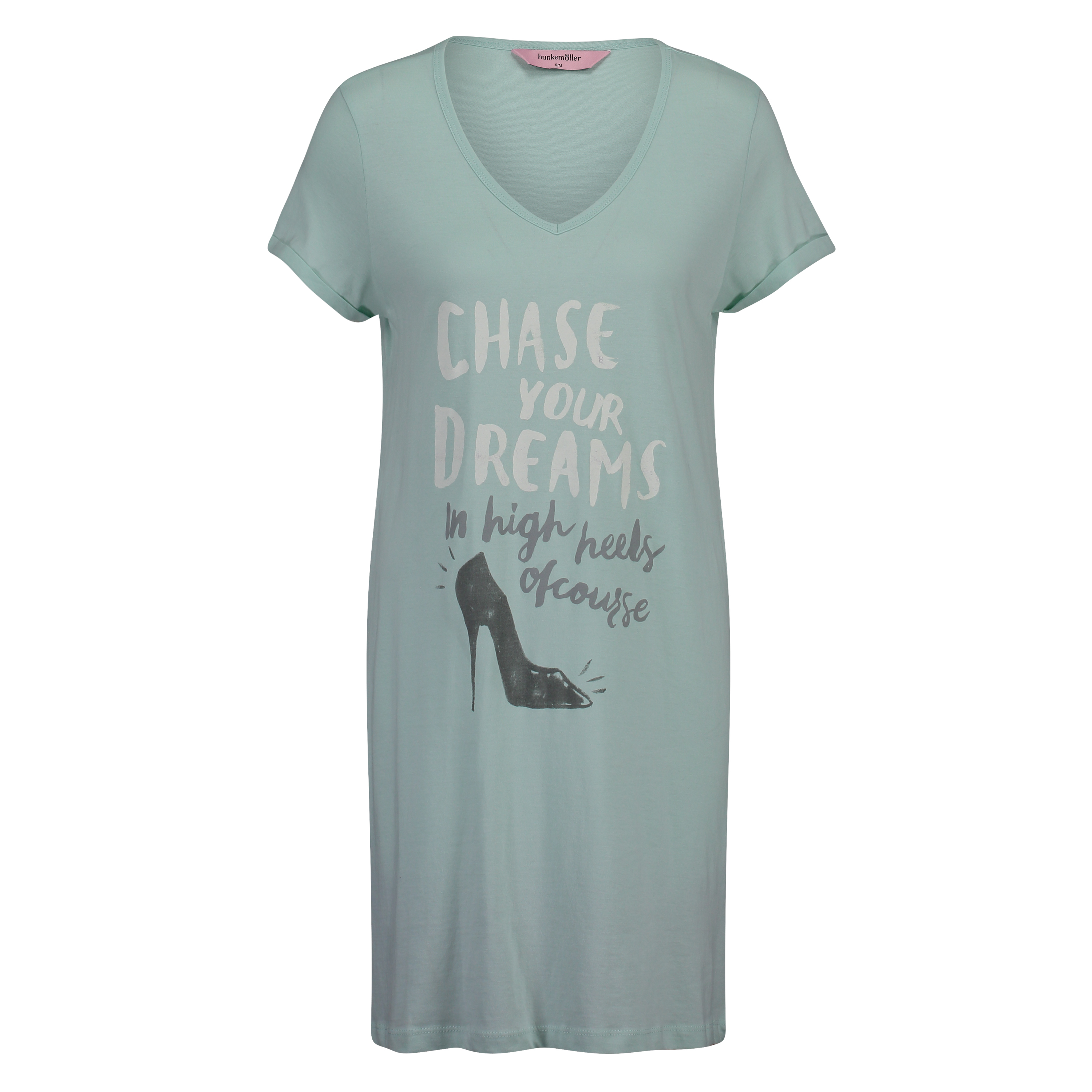 Nightshirt V-neck, Green, main