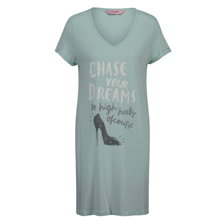 Nightshirt V-neck, Green