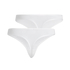 2-pack Angie Thongs, White
