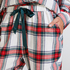 Tall Flannel Pyjama Pants, White
