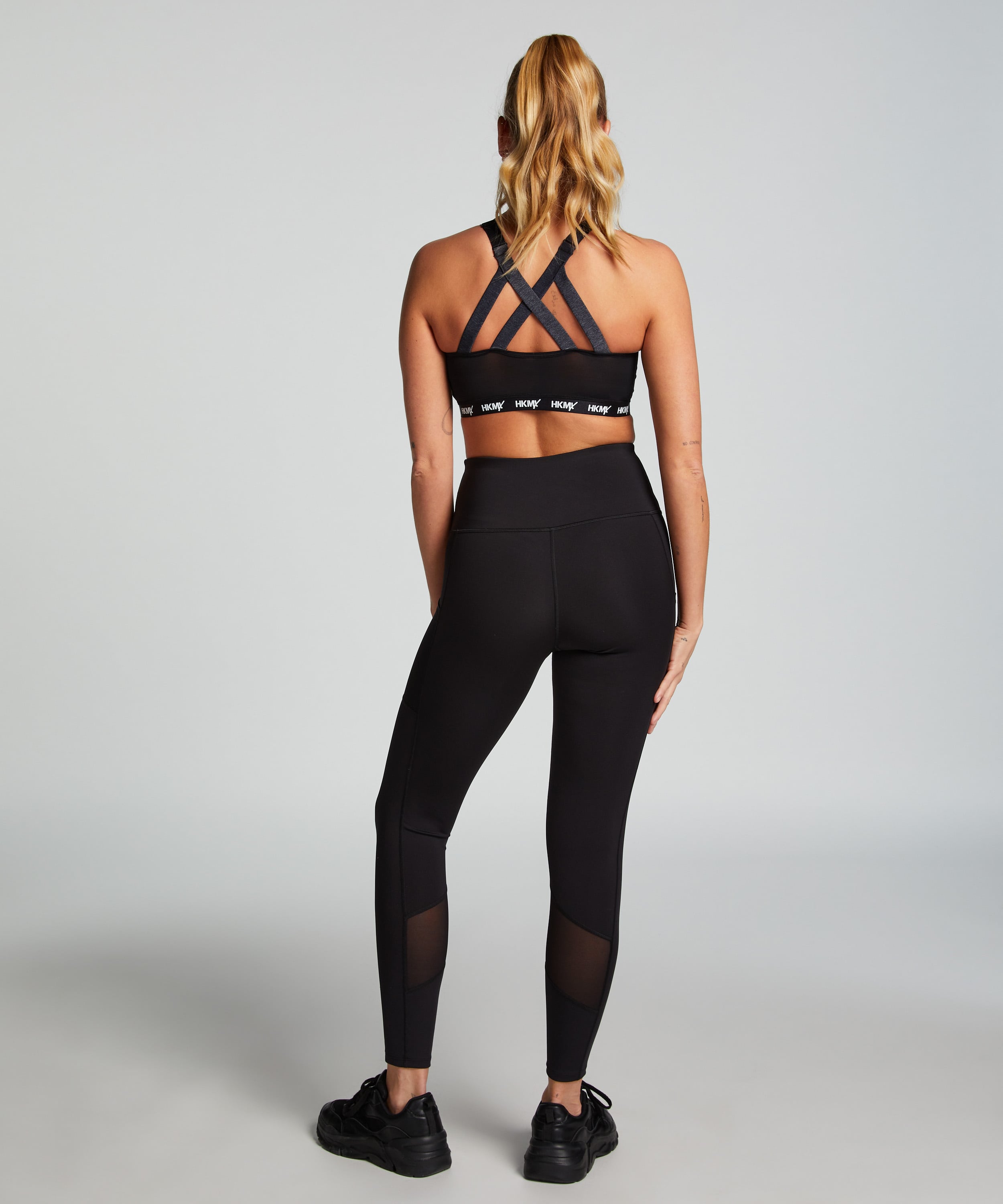 HKMX Sports bra The Pro Level 3, Gray, main