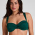 Azua Non-Padded Underwired Bikini Top, Green