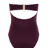 Neoprene Bandeau Bathinsuit, Purple