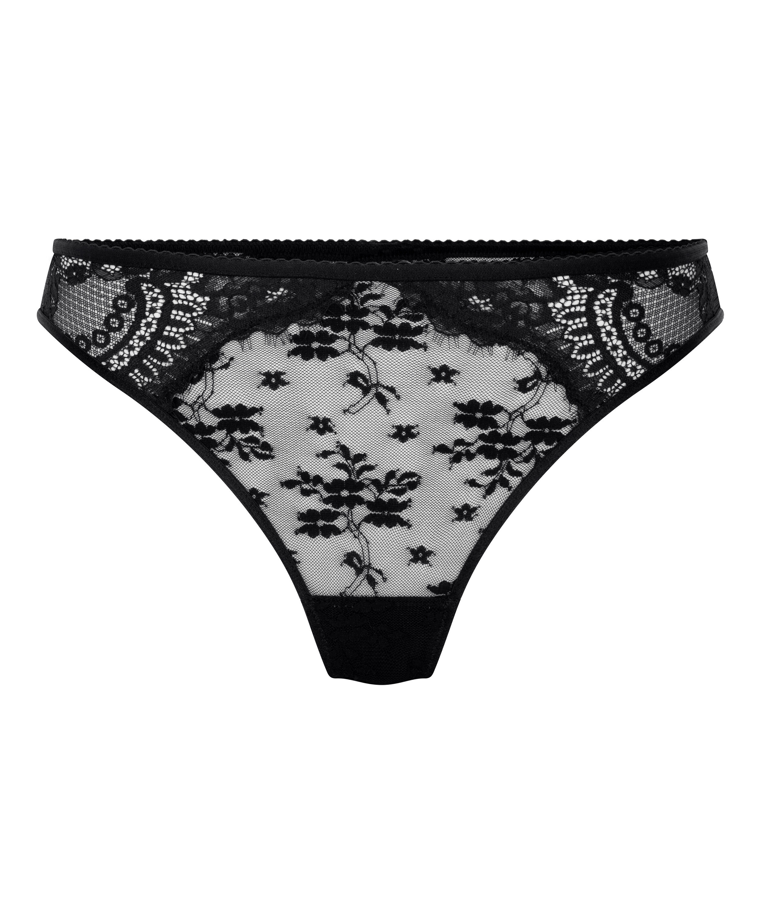Lou Highleg thong, Black