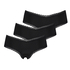 3-Pack London Brazilian, Black