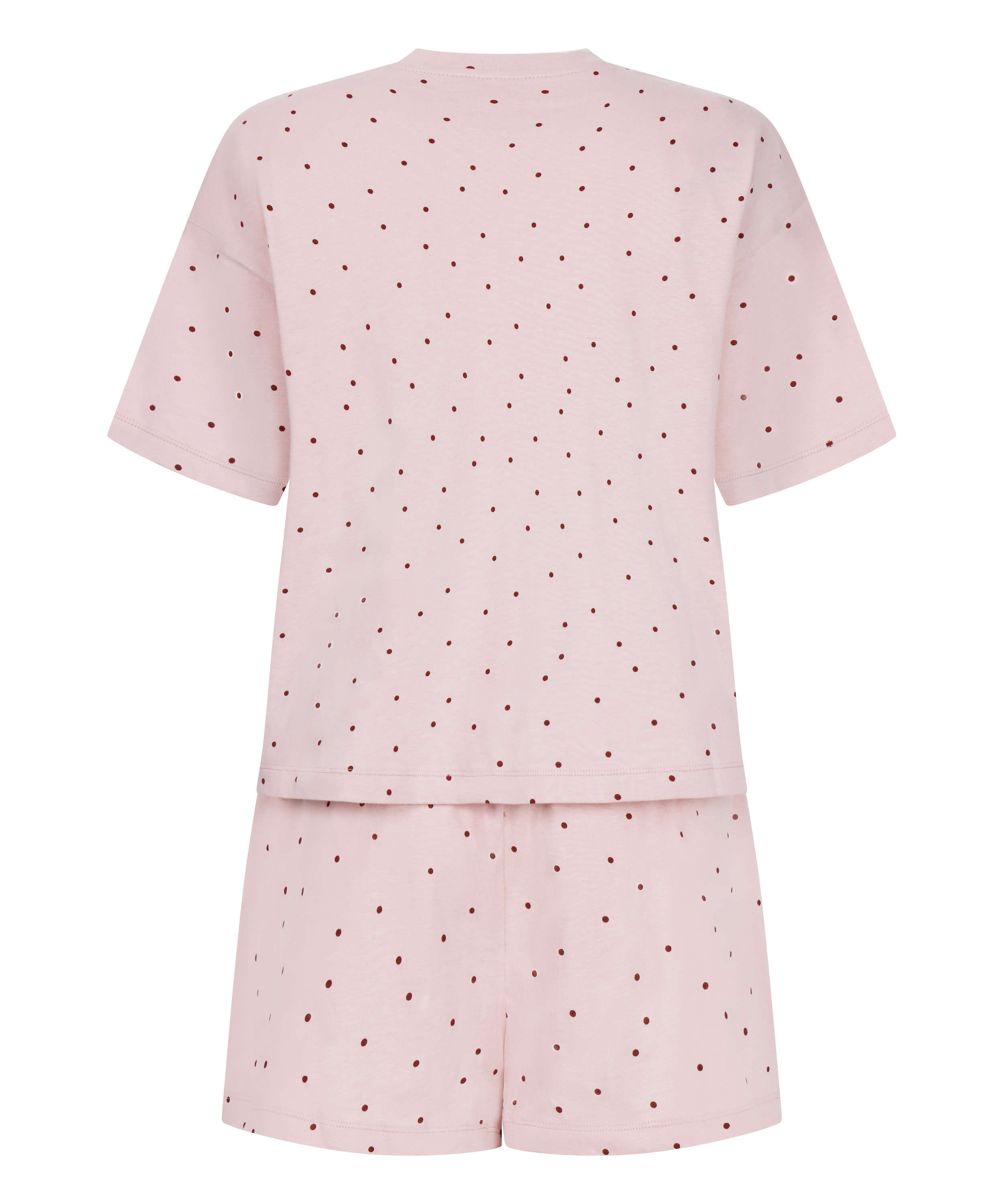 Pyjama Set Cotton Jersey Short, Purple, main
