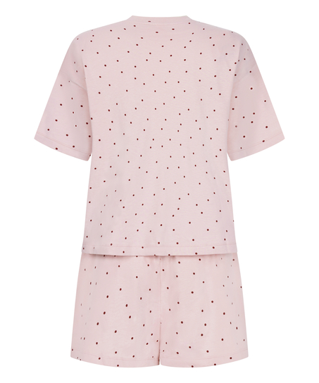 Pyjama Set Cotton Jersey Short, Purple