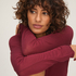 super soft Boatneck shirt with Cashmere, Red
