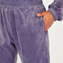 Velour Jogging Bottoms, Purple
