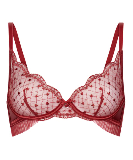 Cordelie Non-Padded Underwired Bra, Red