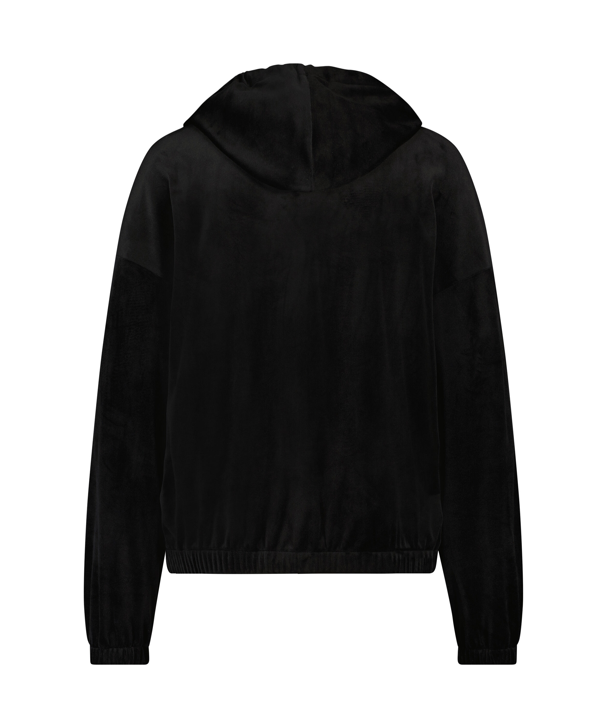 Velour hoodie jacket - Pajama Tops - Hunkemöller