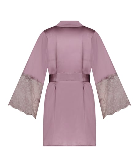 Satin Kimono, Purple