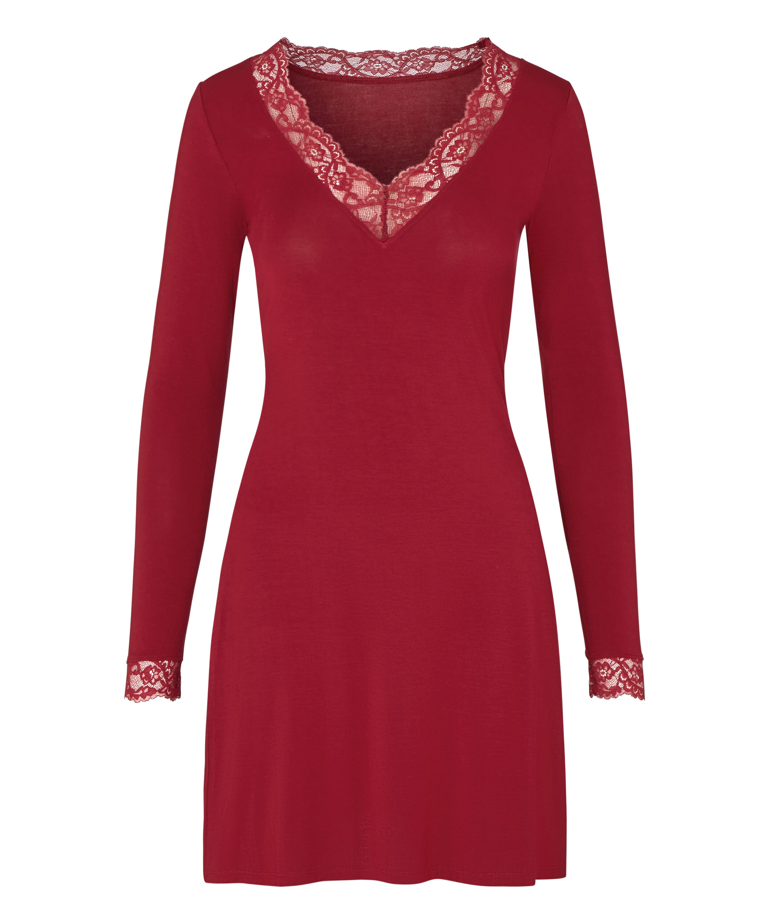 Nightshirt  Lace Nana, Red