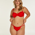 Non-padded bikini top BoraBora, Red