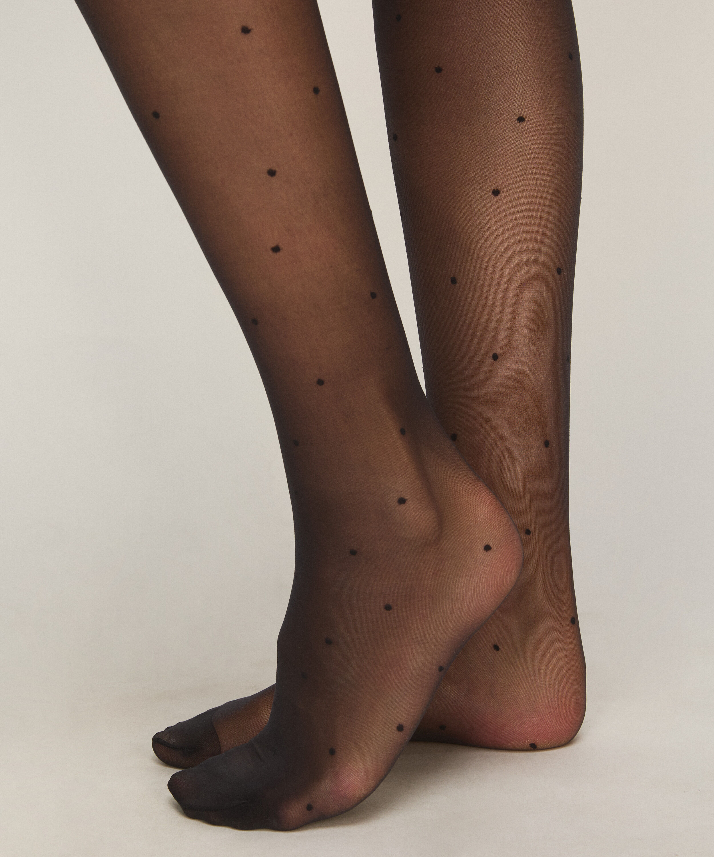 Tights 15 Denier Dots, Black