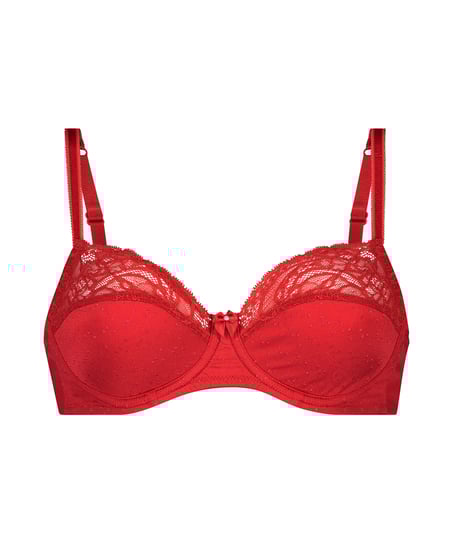 Sophie Non-Padded Underwired Bra, Red