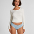 Teddy Brazilian Shorts, Blue