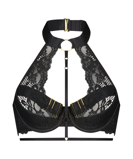 Brixton padded underwire bra, Black