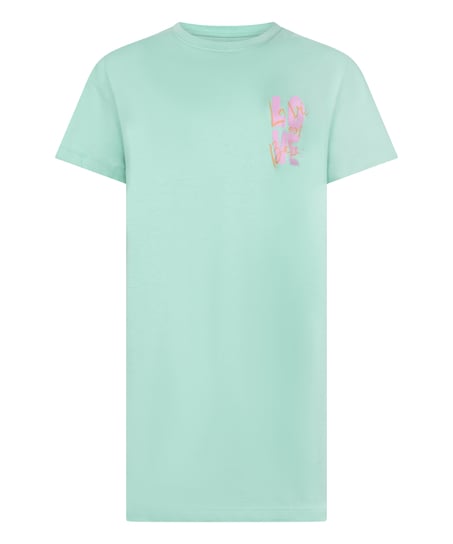 Round Neck Nightshirt, Green