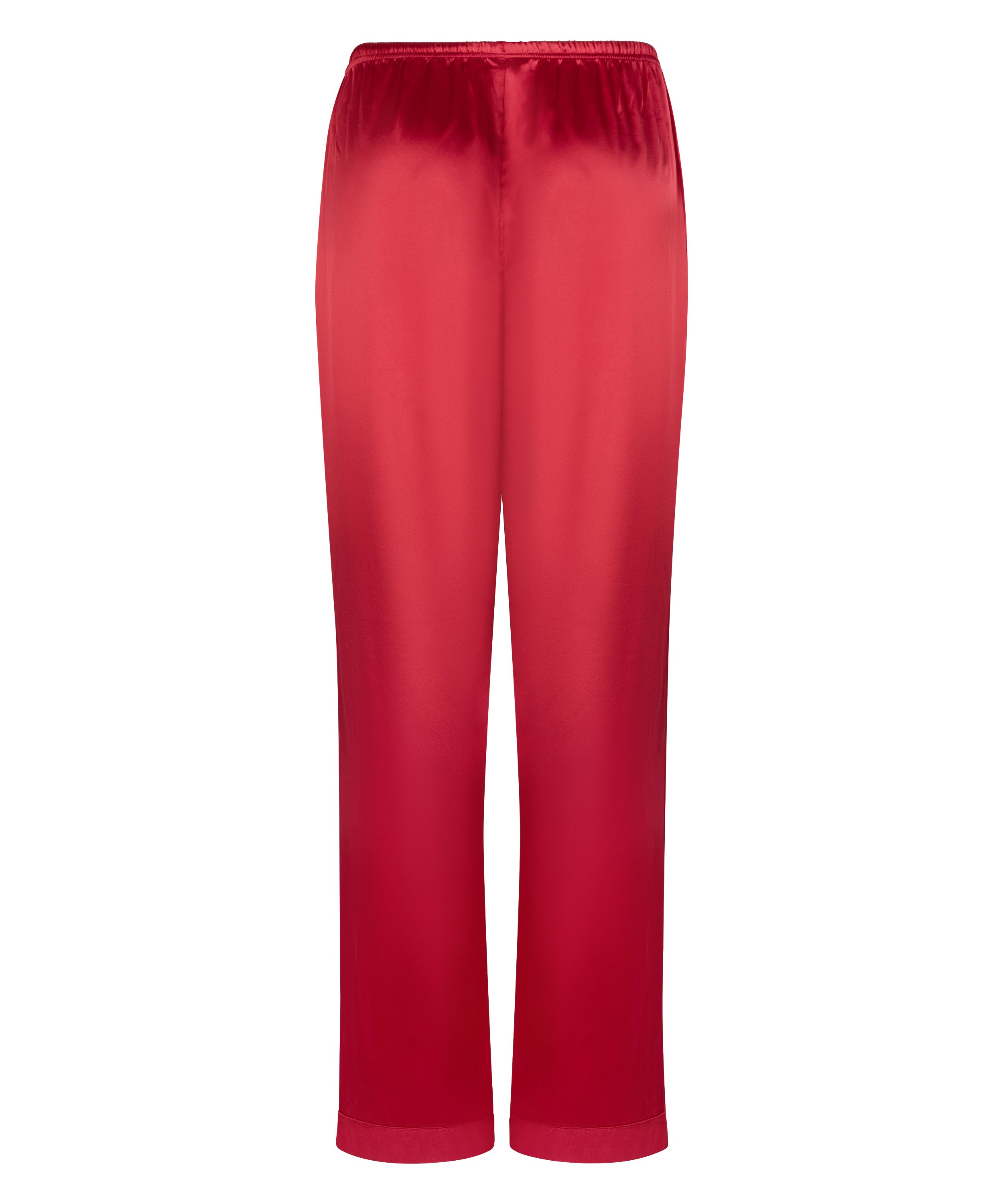 Satin Trousers, Red, main