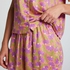 Satin pyjama shorts, Pink