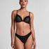 Pia Padded Underwired Push-Up Bra, Black