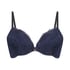 Marine Padded Push-Up Underwired Bra, Blue