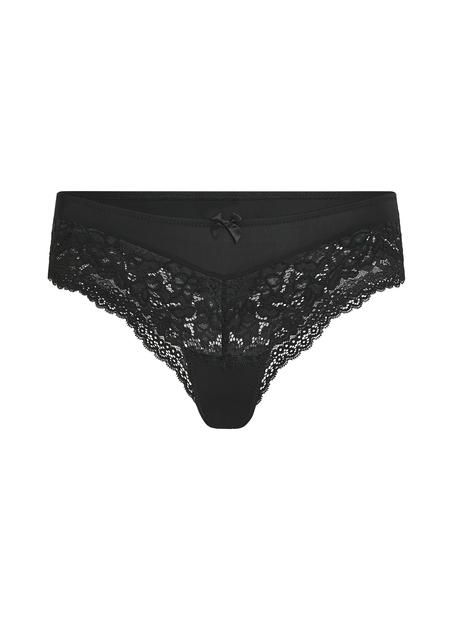 Valencia Brazilian Shorts, Black