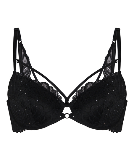 Padded Underwired Bra Erica, Black