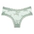 V-shaped Brazilian knickers mesh, Green