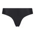 Invisible cotton knickers, Black