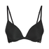 Angie Padded Underwired Push-Up Bra, Black