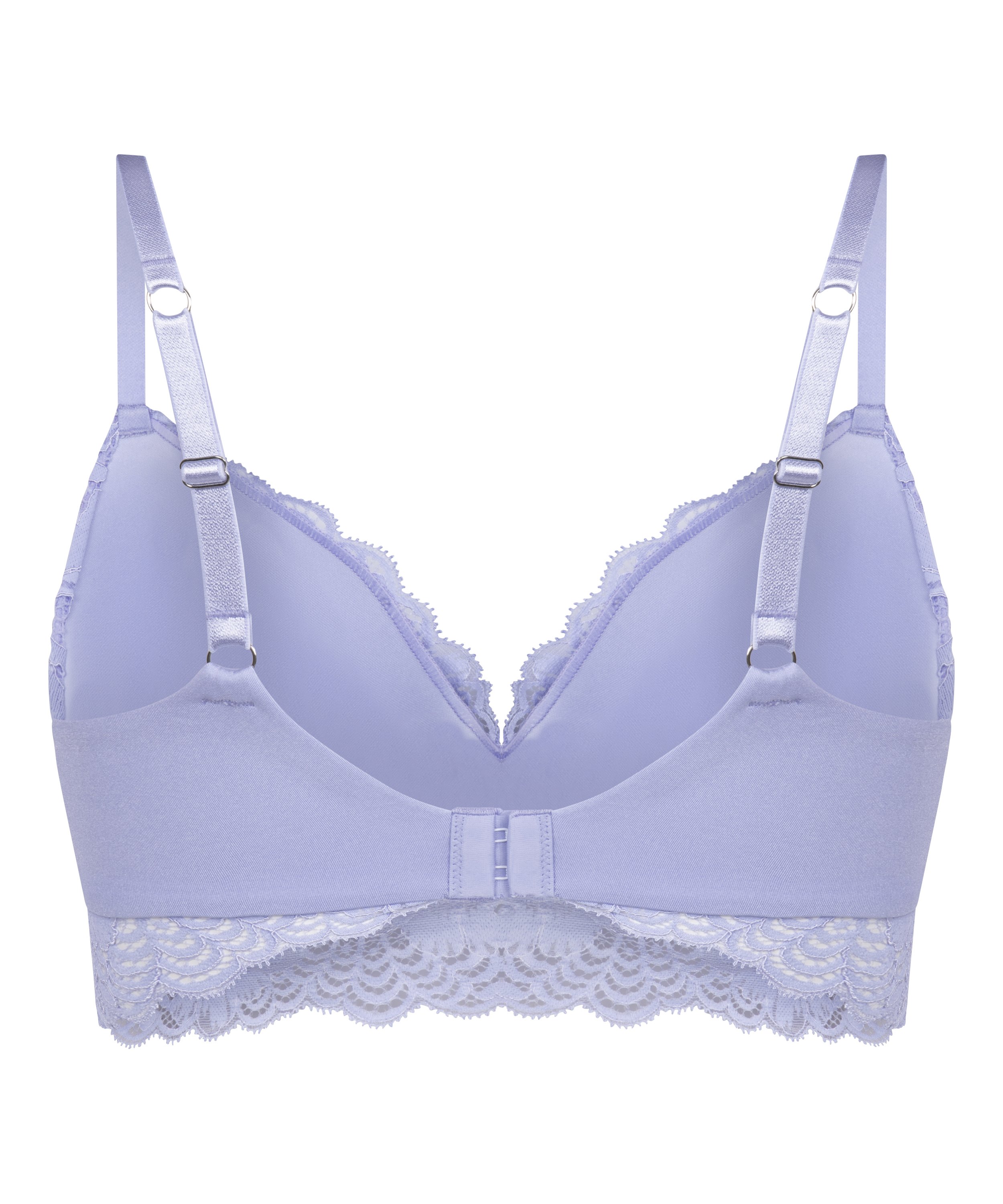 Andrea Padded Non-Wired Bra, Purple, main