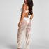 Sunset Lace Balloon Pants, White